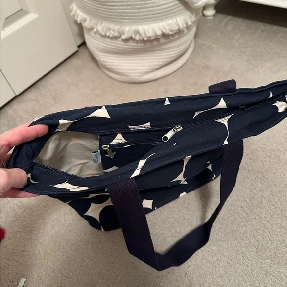 COPY - NAVY Polka Dot Mixed Bags Tote - Picture 7 of 7